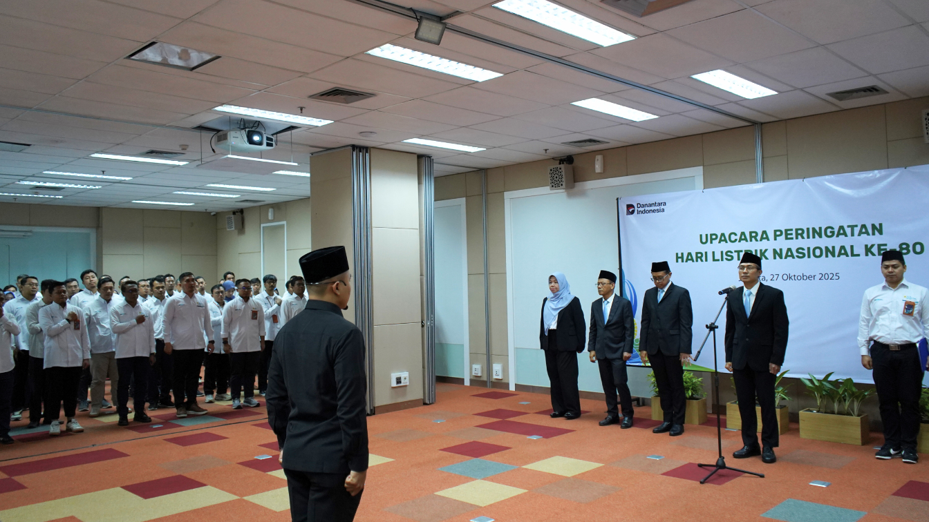 On the 80th National Electricity Day, PLN IP Services Reaffirms its Commitment to Sustainable Energy Transformation. /storage//filemanager/UPACARA HLN 80 1.png